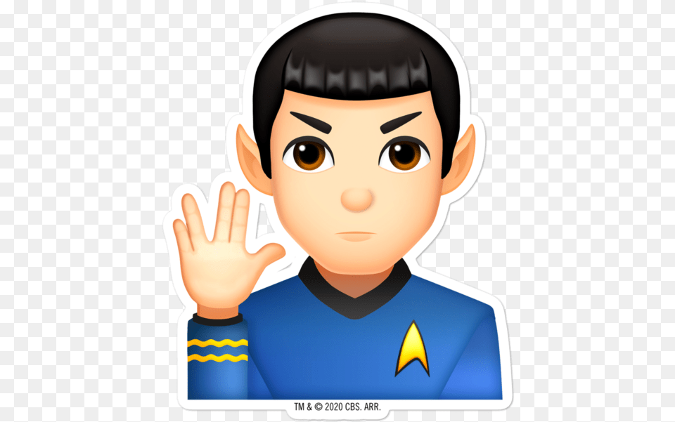 The Original Series Spock Emoji Spock Star Trek Emoji, Baby, Person, Head, Face Free Transparent Png