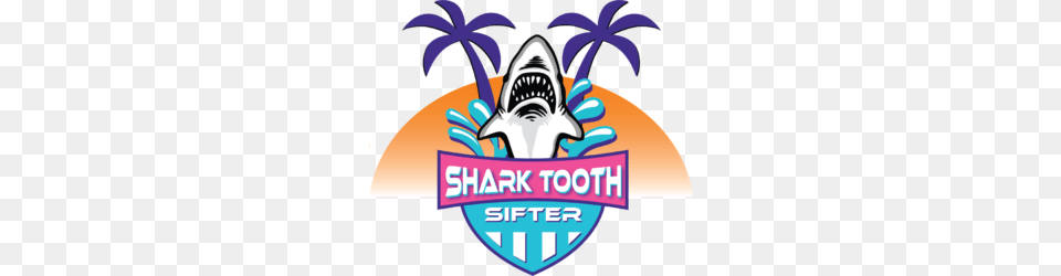 The Original Shark Tooth Sifter, Logo, Badge, Symbol, Person Free Png Download