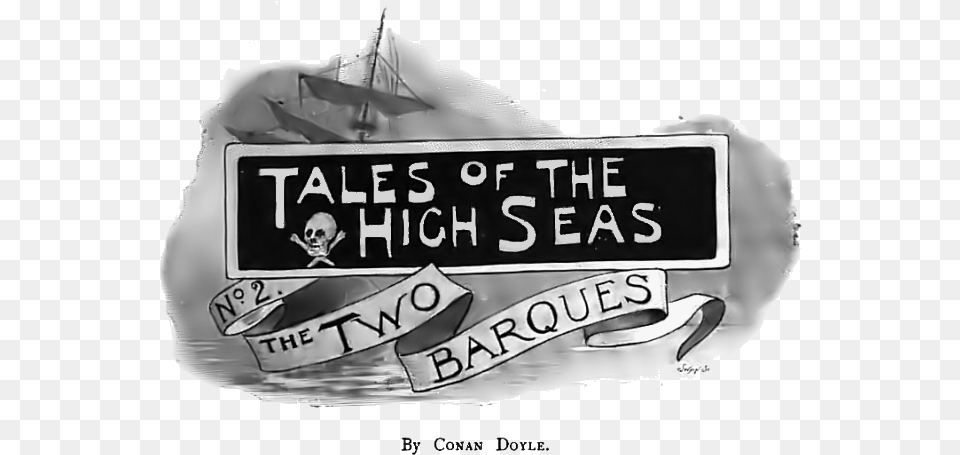 The Original Title Art For The Two Barques Sign, Advertisement, Poster, Text, Head Free Png
