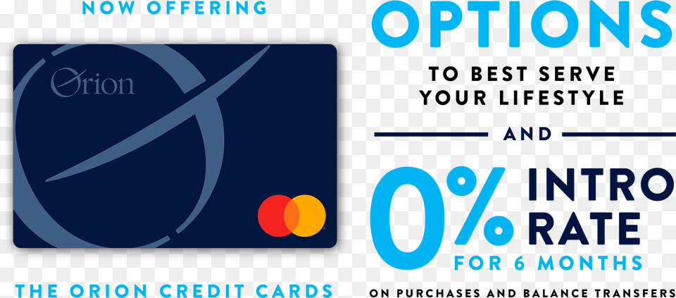 The Orion Credit Cards Online Advertising, Text Free Png Download