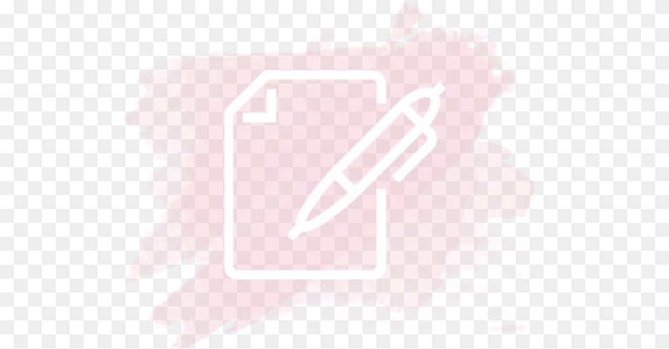 The Outline Of A White Sheet Of Paper And A Pen On Graphic Design, Symbol, Sign, Text, Adult Free Png