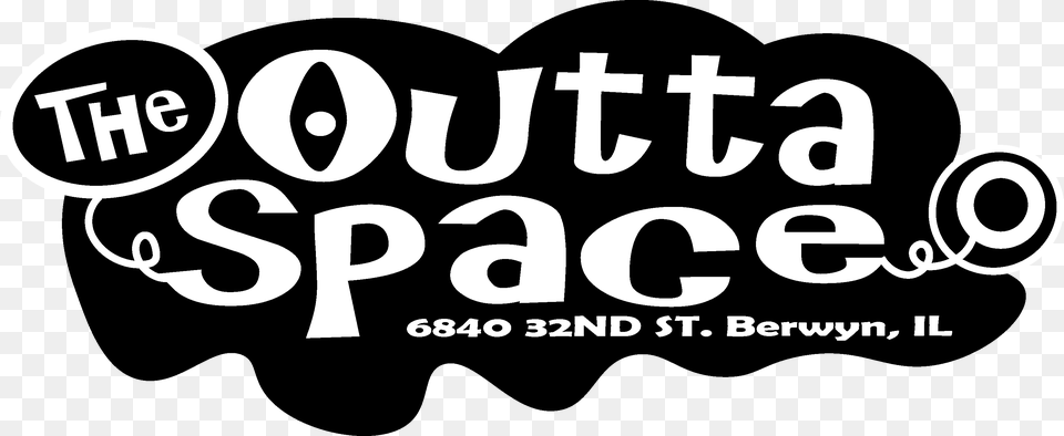The Outta Space Outta Space Logo, Sticker, Stencil, Text Free Png Download