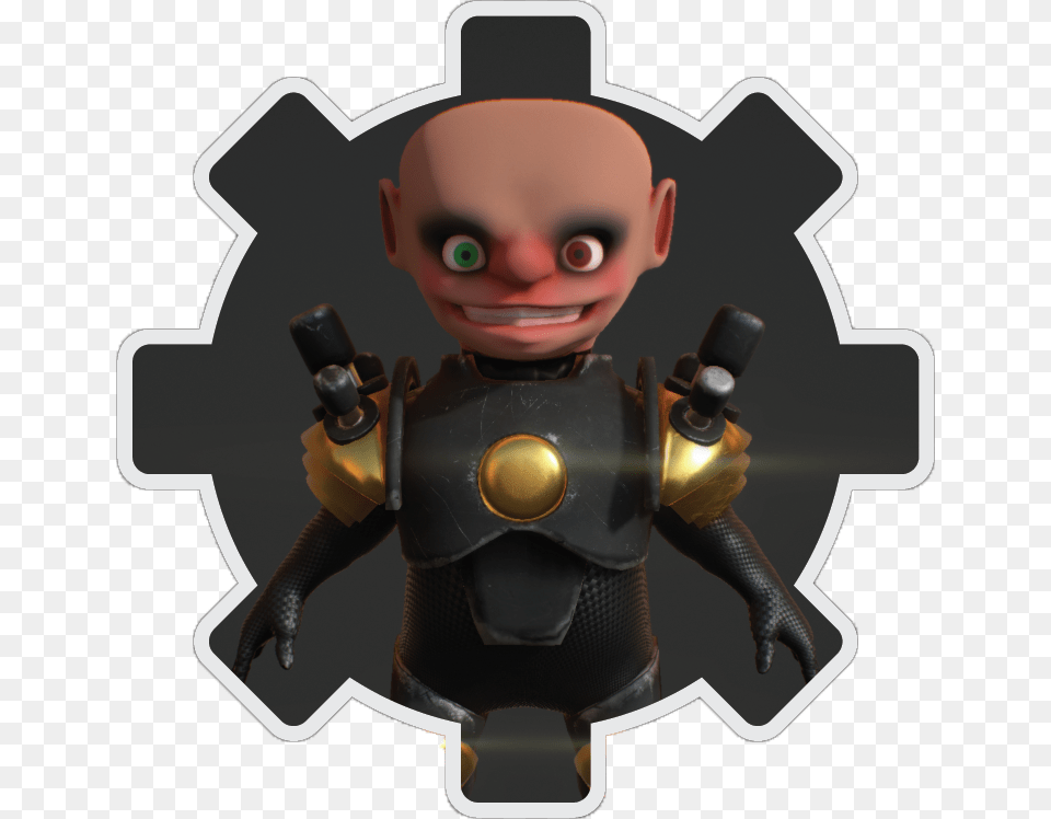 The Overlord Start Gear Icon, Baby, Person, Robot, Face Png Image