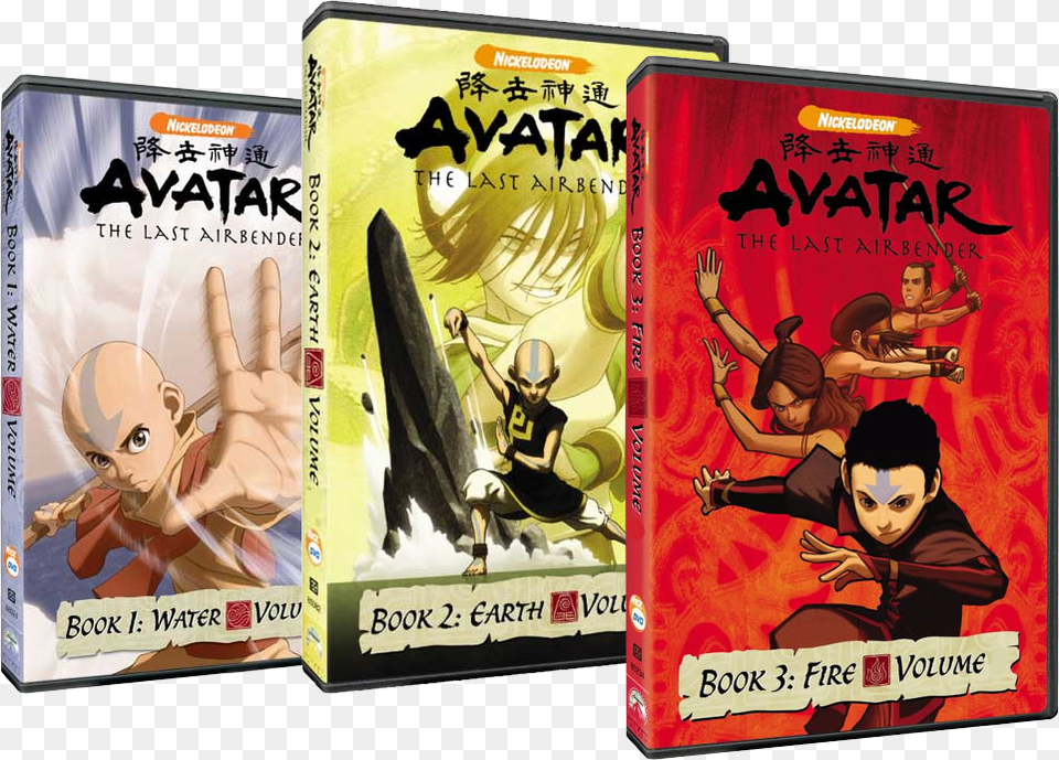 The Pack Includes The Three Books In Dvd5 Full Iso Avatar The Last Airbender Book 3 Vol 1 Fire, Publication, Comics, Adult, Person Free Png Download