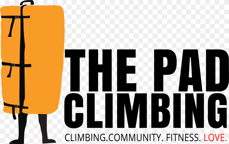 The Pad Climbing Gym Logo Pad Climbing Gym Logo, Baggage, Clothing, Coat Free Png Download
