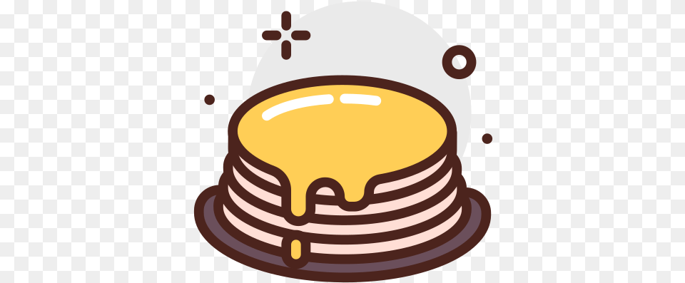 The Pancakery Cartoon Pancake, Helmet, Birthday Cake, Cake, Cream Free Transparent Png