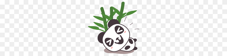 The Panda Line Stickers Line Store, Food, Produce, Face, Head Free Png