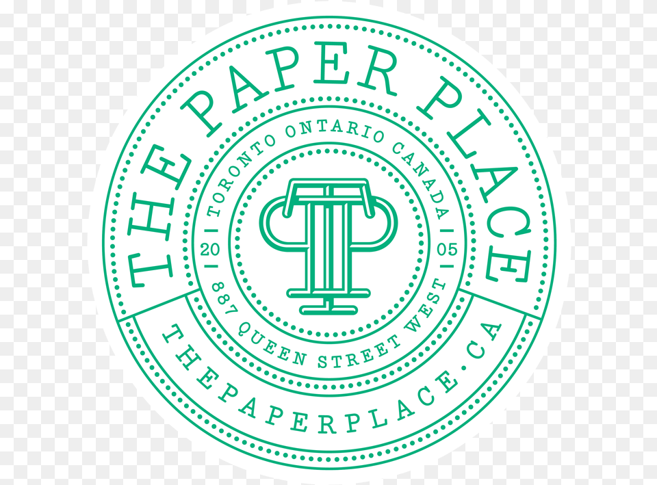 The Paper Place Excelmark Round Monogram Address Embosser, Money, Disk, Coin Free Transparent Png