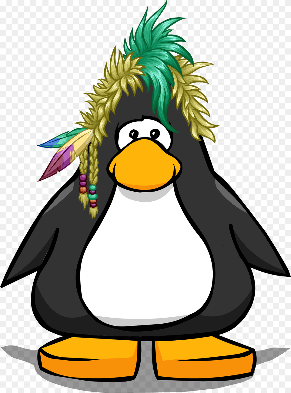 The Paradise Punk On A Player Card Club Penguin Party, Person, Animal, Bird Free Png