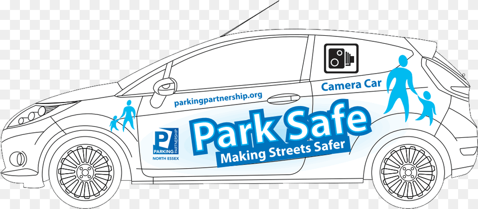 The Park Safe Car Branding City Car Park Safe Car, Transportation, Van, Vehicle, Machine Png Image