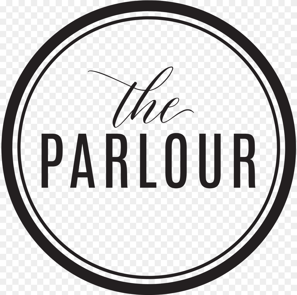 The Parlour Logo Circle Circle, Text Free Png