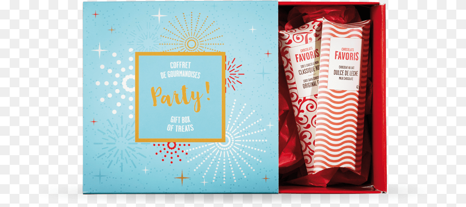 The Party Gift Box Greeting Card, Advertisement, Poster, Food, Sweets Free Png Download