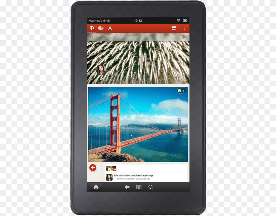 The Path Is Introducing Social App In To Kindle Fire California By Rich Smith Hardback, Computer, Electronics, Tablet Computer, Bridge Free Transparent Png