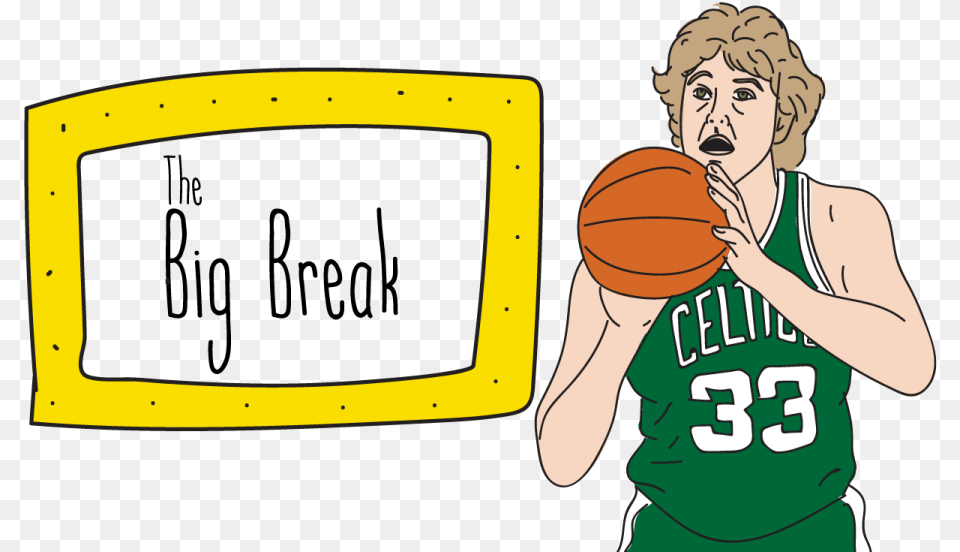 The Path Of Patrick Vassel Larry Bird Clipart, Person, Ball, Basketball, Basketball (ball) Png