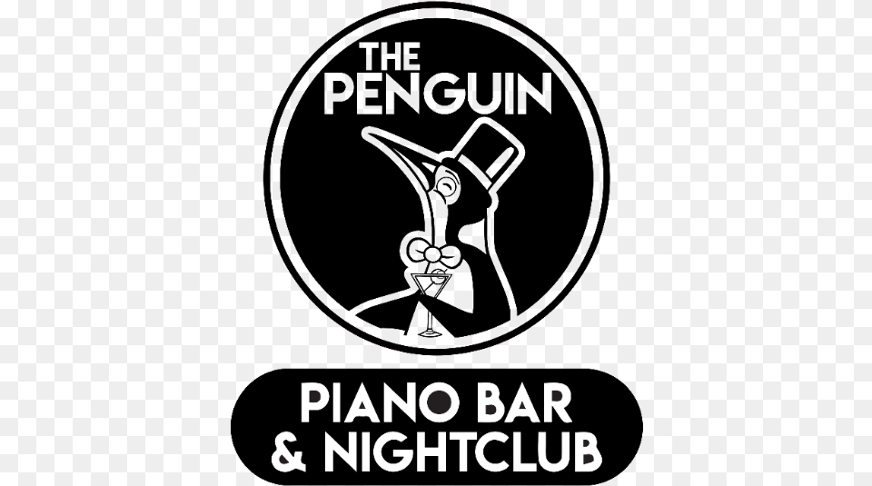 The Penguin Piano Bar Amp Nightclub39s Logo Nightclub Free Png Download