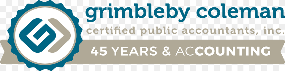 The People Behind The Numbers Grimbleby Coleman Cpas, Logo Free Png Download