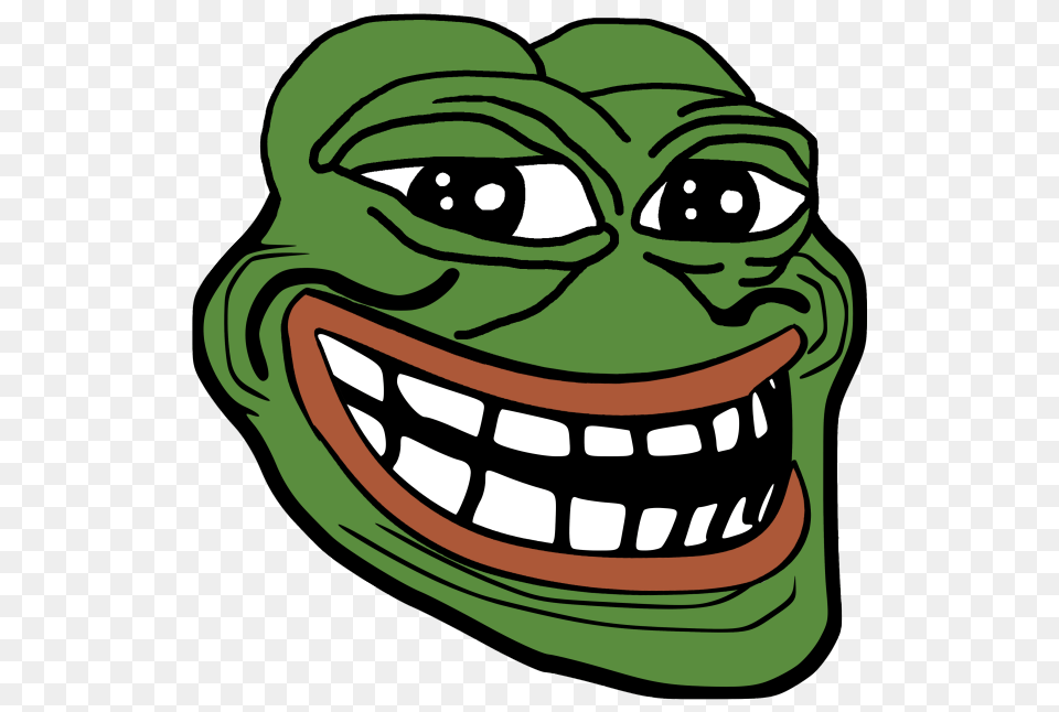 The Pepe Archives Rare Pepe Troll Face Pepe, Body Part, Mouth, Person, Teeth Free Png Download
