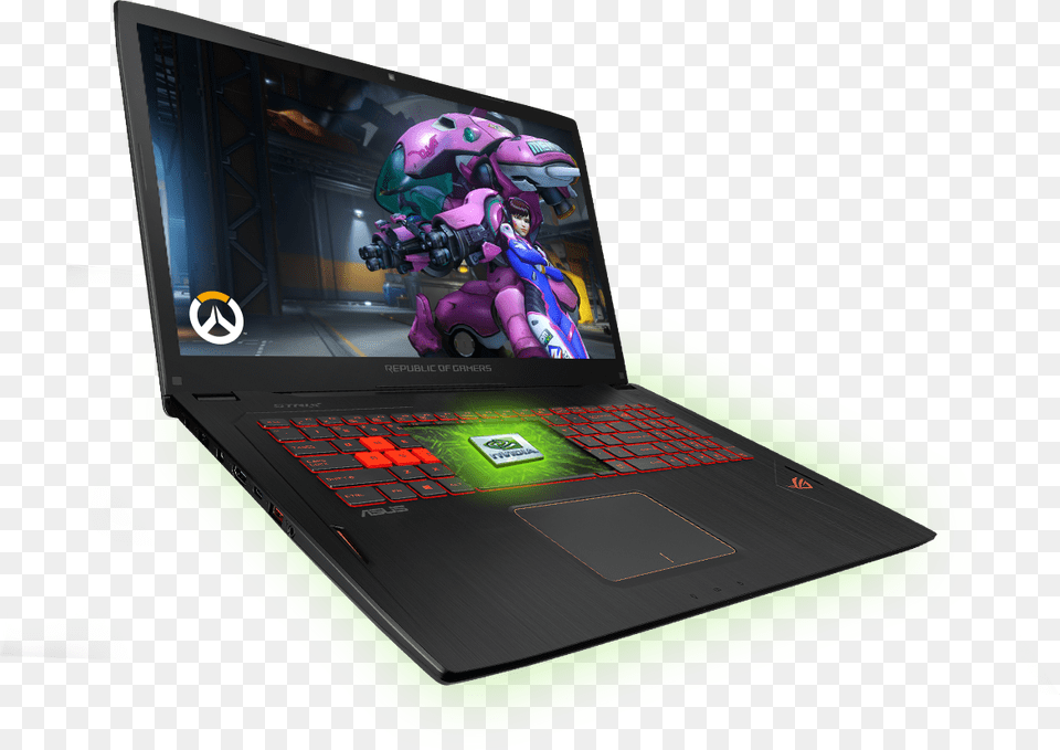The Perfect Balance Of Power And Portability Gtx 1060 Rog Strix Asus Gtx, Computer, Electronics, Laptop, Pc Free Png