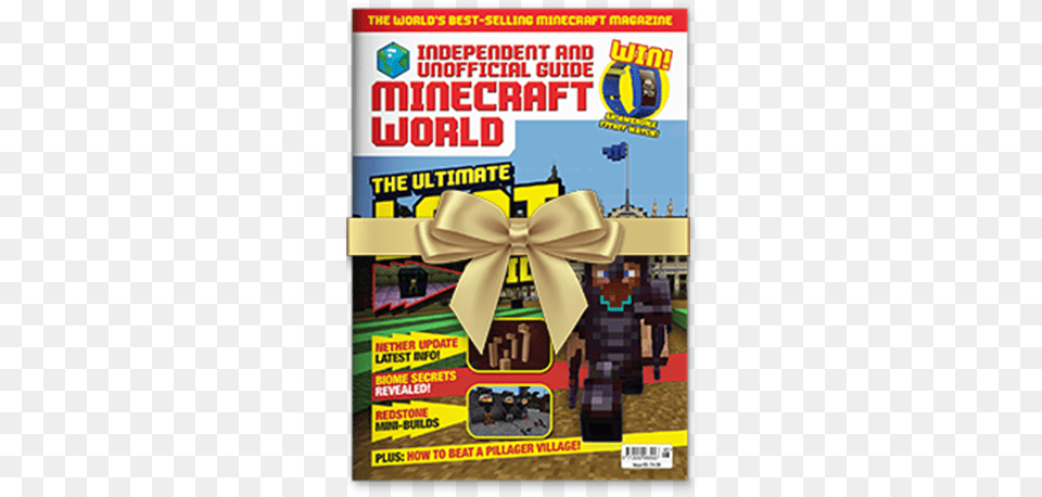 The Perfect Christmas Gift Minecraft World Horizontal, Advertisement, Poster, Publication Free Transparent Png