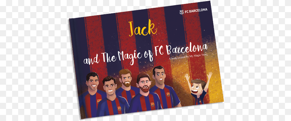 The Personalised Book Of Fc Barcelona Fc Barcelona, Publication, Baby, Person, Adult Free Png Download