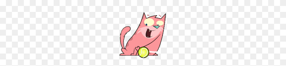 The Pets Factor Cat Playing With Tennis Ball, Sport, Tennis Ball, Cartoon Free Png Download