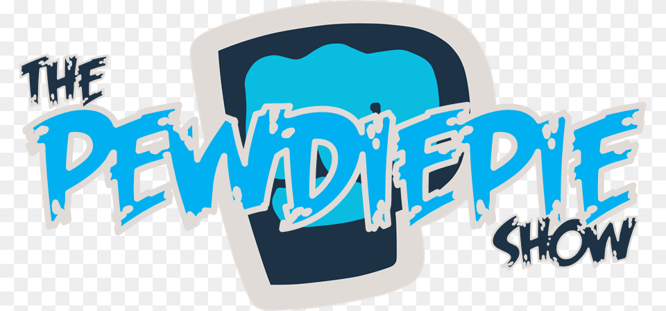 The Pewdiepie Show Pewdiepie Text, Sticker, Art Free Png Download