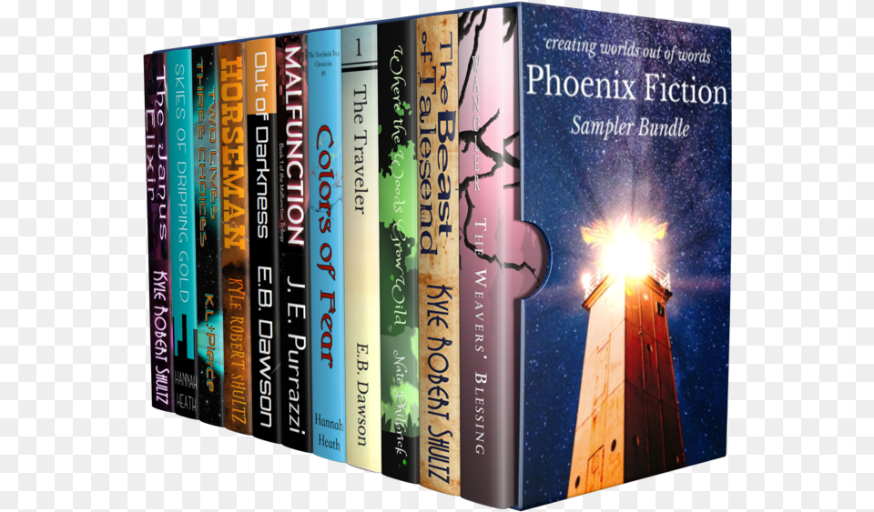 The Phoenix Fiction Sampler Bundle Book Cover, Publication, Novel, Indoors, Library Free Png Download