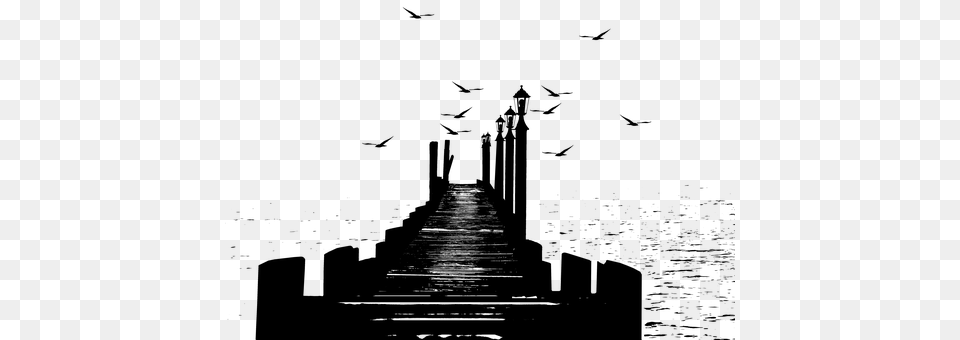 The Pier Gray Free Png