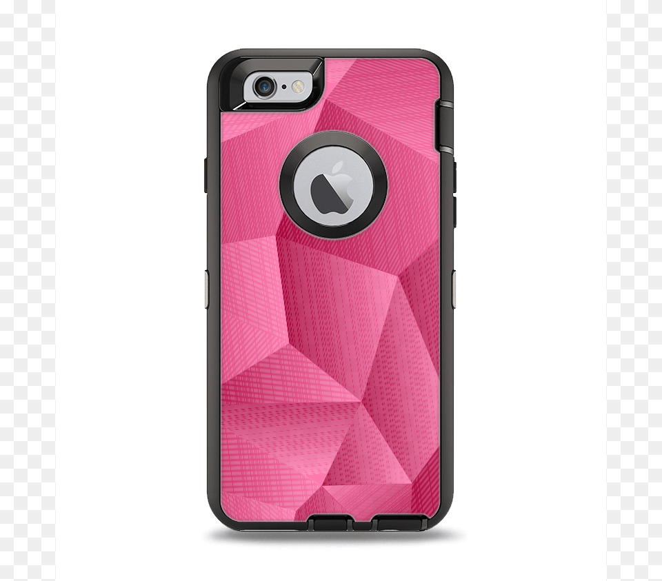 The Pink Geometric Pattern Apple Iphone 6 Otterbox Otterbox Iphone X Glitter, Electronics, Mobile Phone, Phone Free Png Download