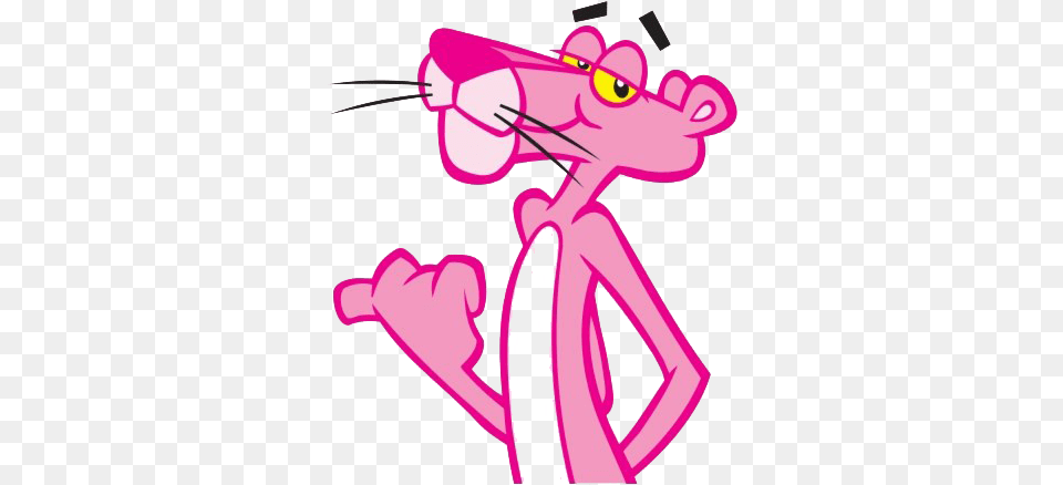 The Pink Panther Transparent Pink Panther Logo, Purple, Dynamite, Weapon, Cartoon Png Image
