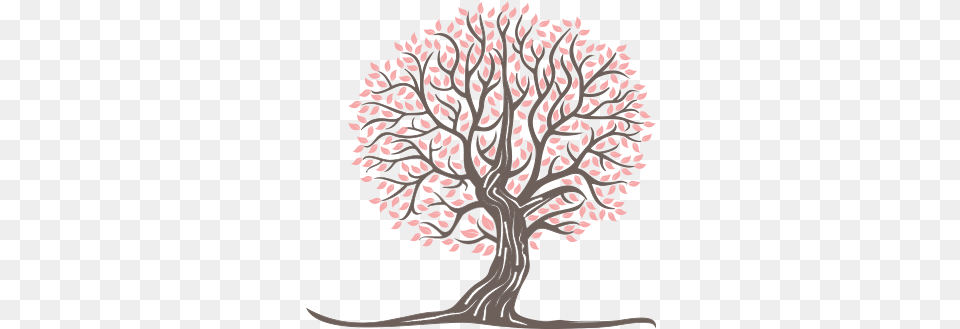 The Pink Tree Pink Tree Logo, Art, Plant, Drawing, Painting Free Transparent Png