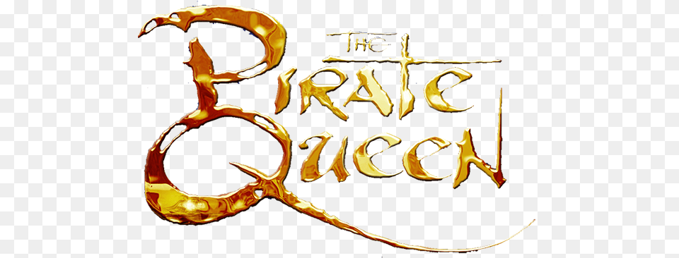 The Pirate Queen Logo Transparent, Gold, Smoke Pipe, Text, Alphabet Free Png