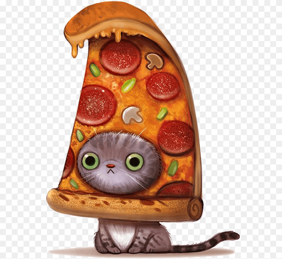 The Pizza Cat Free Download Searchpng Pizza Cat, Food, Animal, Mammal, Pet Png