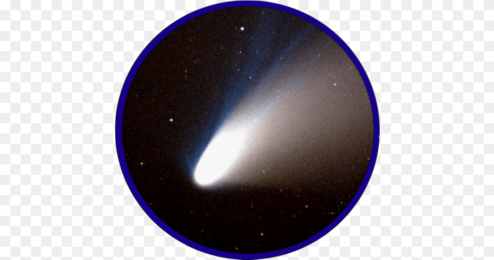The Planet And Comet Night Light Pictures Transparent Hale Bopp Comet, Astronomy, Nature, Outdoors, Outer Space Free Png