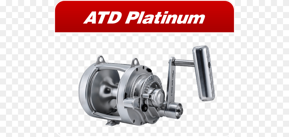 The Platinum Series Of Twindrag Reels Are Designed Accurate Fishing Accurate Atd 12ts Atd Platinum Twin, Machine, Spoke, Blade, Razor Free Png