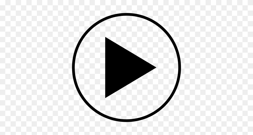 The Play Button Round Button Play Button Player Icon With, Gray Png Image