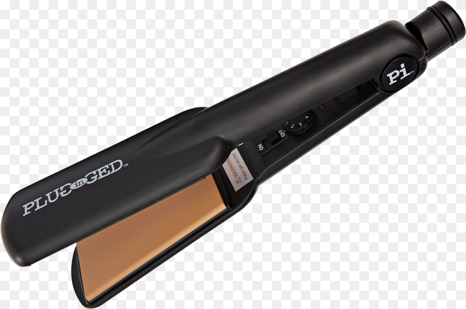 The Plugged In Heatmaster Ceramic Flat Iron Creates Hairstyling Product, Electrical Device, Microphone, Gun, Weapon Free Transparent Png