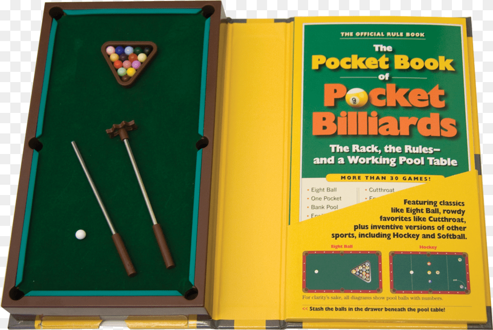 The Pocket Book Of Pocket Billiards, Furniture, Indoors, Table, Billiard Room Free Transparent Png