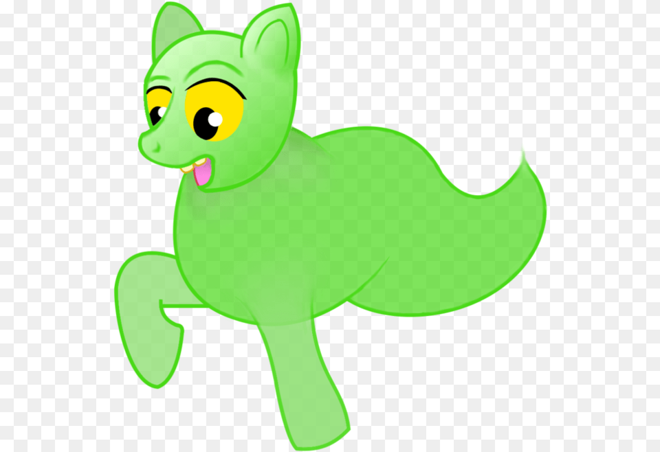 The Pony Ghost By Banner Free Cartoon, Green, Animal, Canine, Dog Png