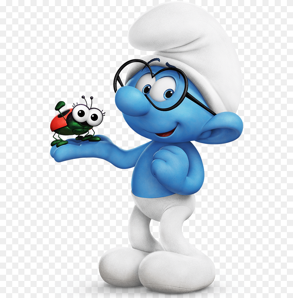 The Popular Smurfs Characters Brainy Smurf, Toy, Cartoon, Face, Head Free Png Download