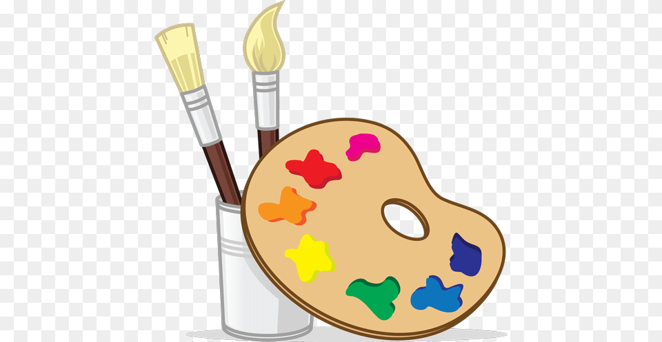 The Pottery Factory Pottery Paint Sip Glass Fusing Candles, Paint Container, Palette, Brush, Device Free Png