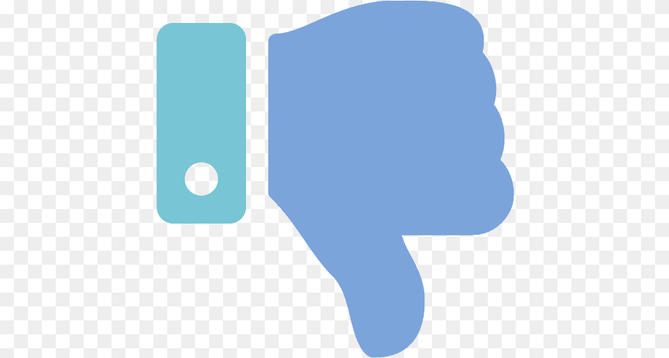 The Power Of Failure Blue Thumbs Down, Clothing, Glove, Body Part, Finger Free Png Download