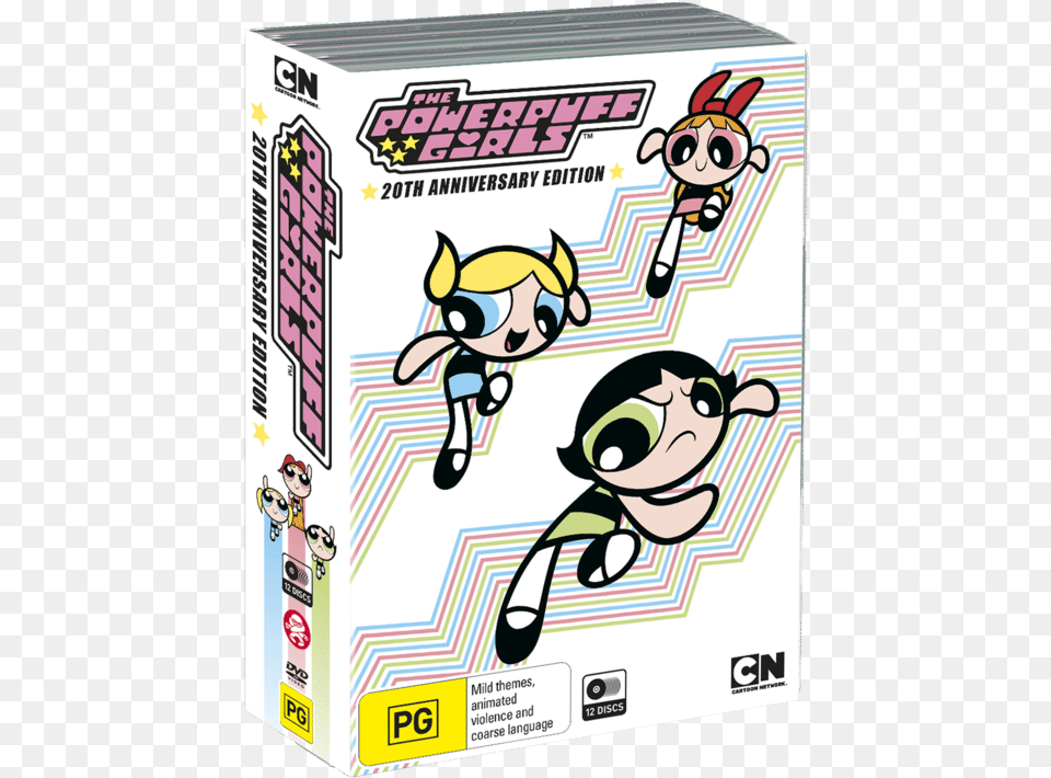 The Powerpuff Girls Classic 20th Anniversary Edition Powerpuff Girls 20th Anniversary, Baby, Person, Face, Head Free Png Download