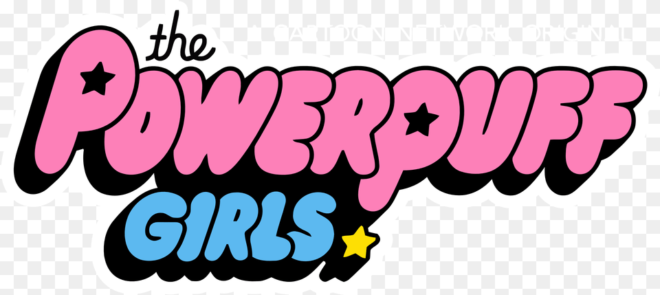 The Powerpuff Girls Reboot Logo, Sticker, Text Png