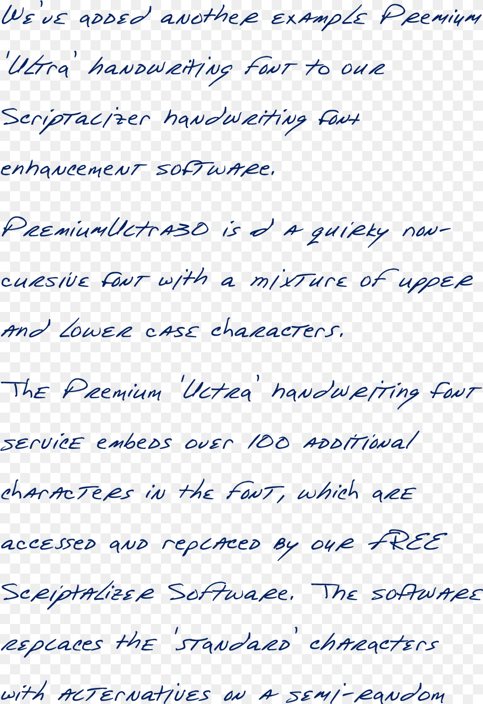 The Premium 39ultra39 Handwriting Font Service Embeds Non Cursive Handwriting, Text, Blackboard Png