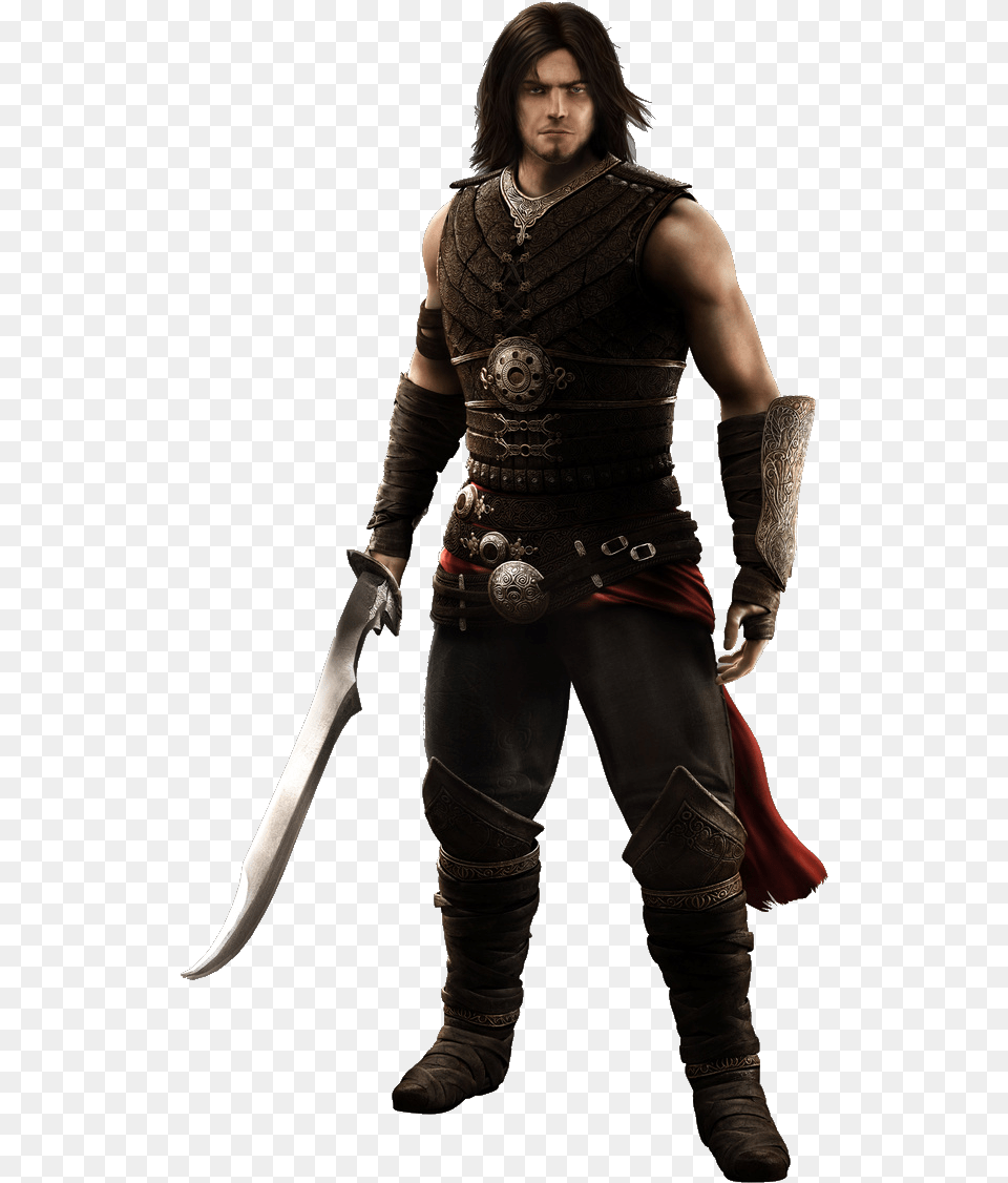 The Prince Sot Profile Render Prince Of Persia The Forgotten Sands Prince, Weapon, Sword, Adult, Person Free Png