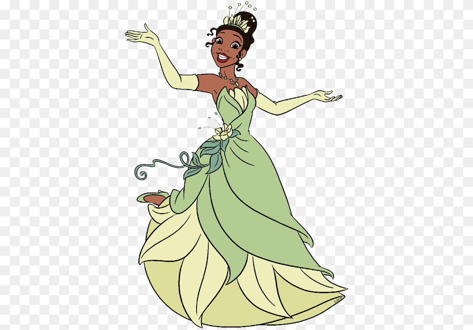 The Princess And The Frog Clip Art Disney Clip Art Galore, Person, Clothing, Dress, Face Png Image