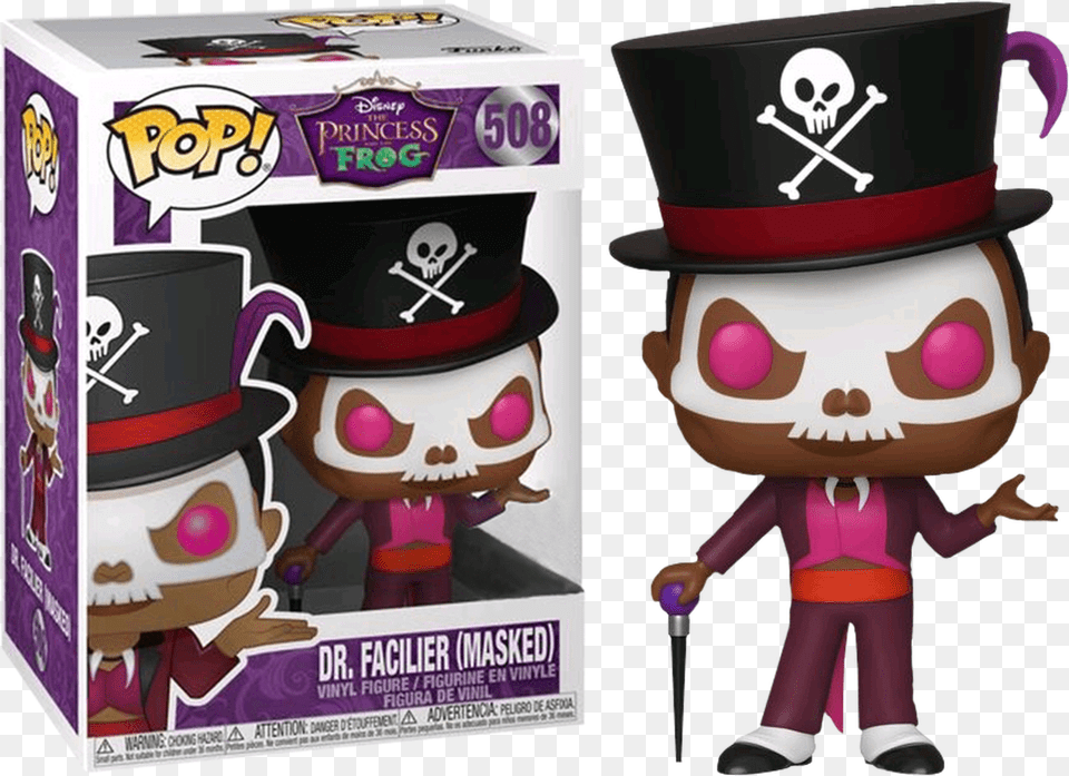 The Princess And The Frog Dr Facilier Funko Pop, Toy, Baby, Person, Face Free Transparent Png