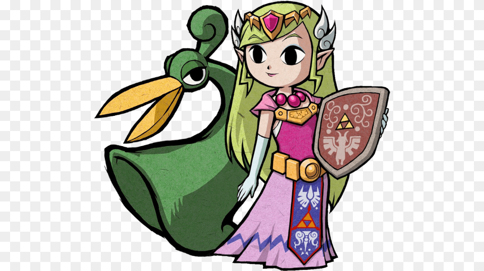 The Princess In This Game For Reference Zelda Minish Cap Zelda, Publication, Comics, Book, Person Png