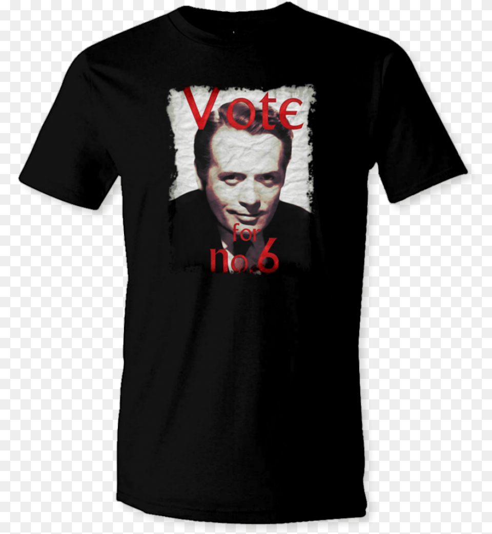 The Prisoner Vote For No Harder They Come T Shirt, Clothing, T-shirt, Adult, Male Free Transparent Png